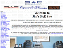 Tablet Screenshot of jims-sae-site.com